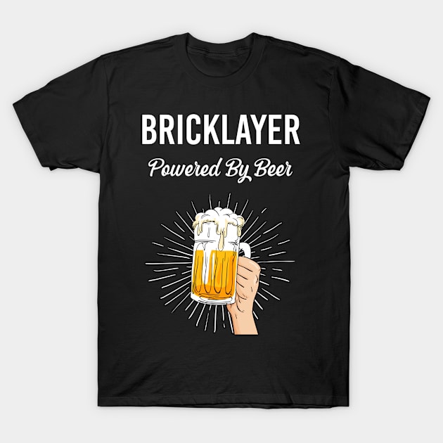 Beer Bricklayer T-Shirt by Hanh Tay